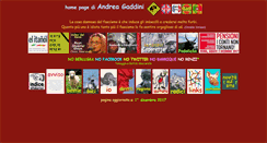 Desktop Screenshot of andreagaddini.it